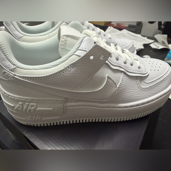 Nike Woman Air Force 1 shadow White Sneakers - Picture 3 of 4